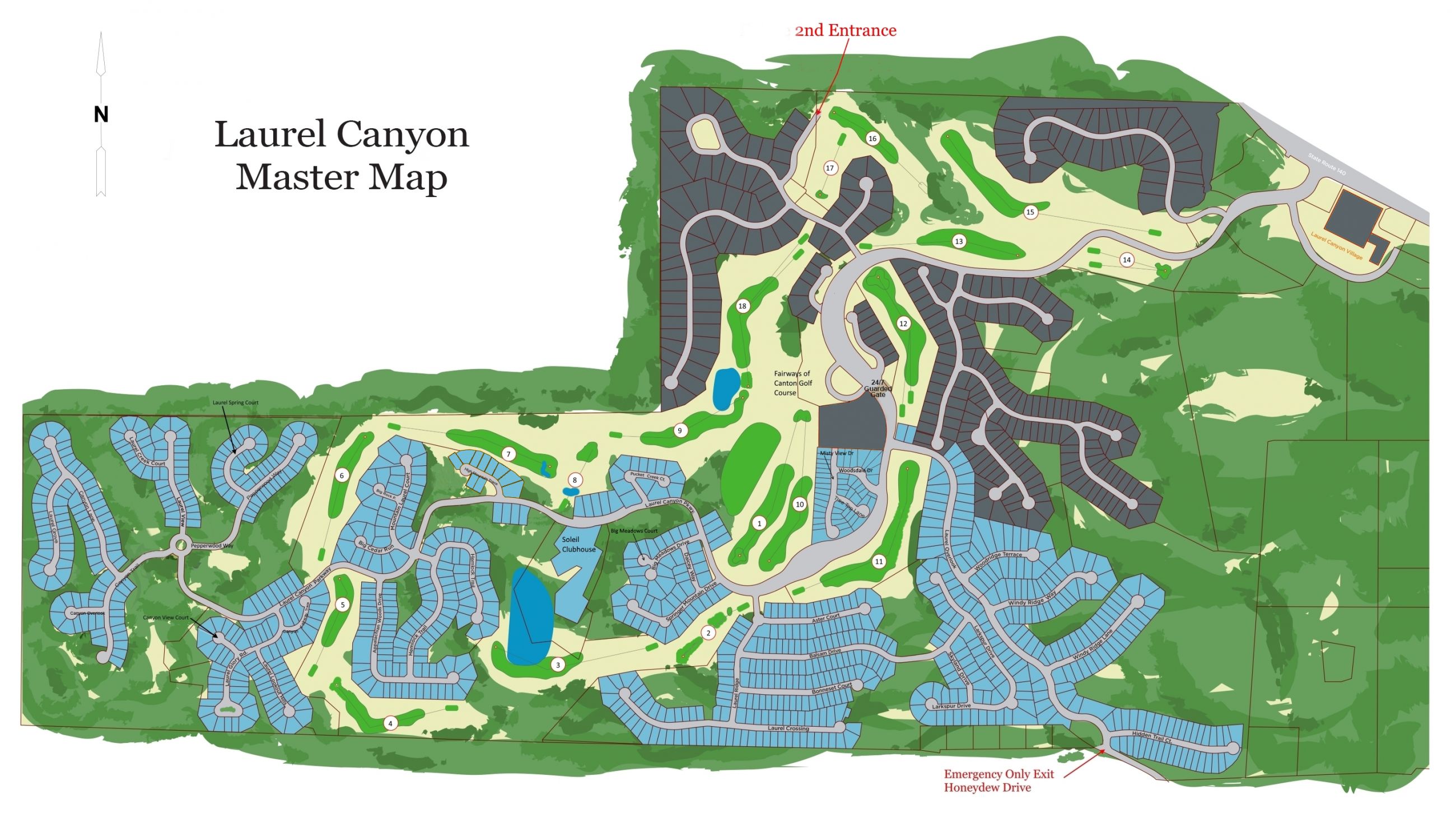 laurel canyon tour map
